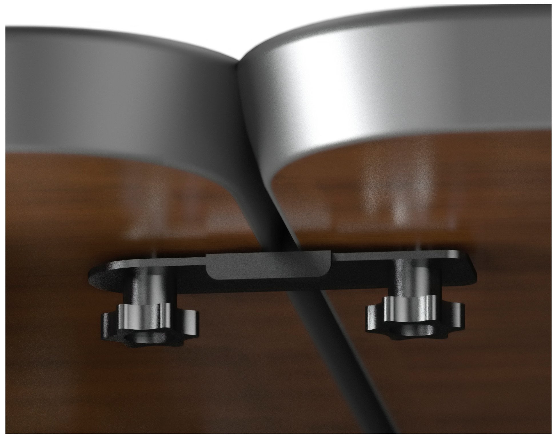 Mayline Meeting Room Accessories Universal Ganging Accessory, Black Paint